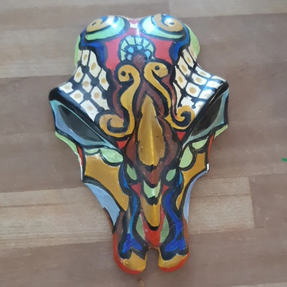 Handmade Wall Mask art hanging